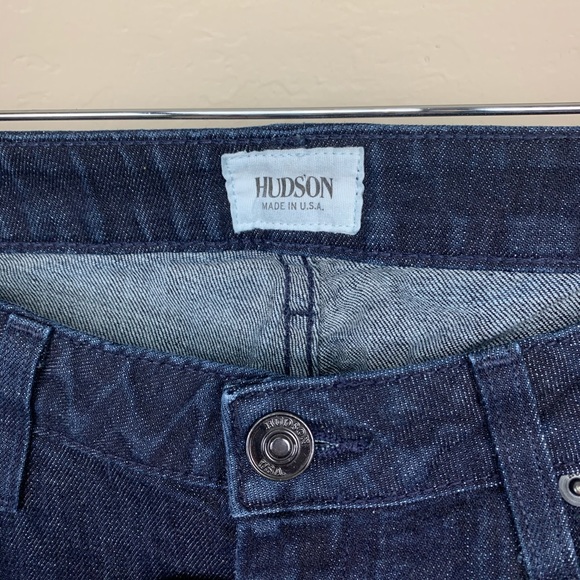 Hudson Woodstock Flap Pocket Extra Wide Leg Jeans - Picture 2 of 8